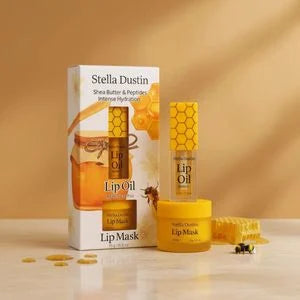 Stella Dustin Lip Oil Shea Butter & Peptides Honey
