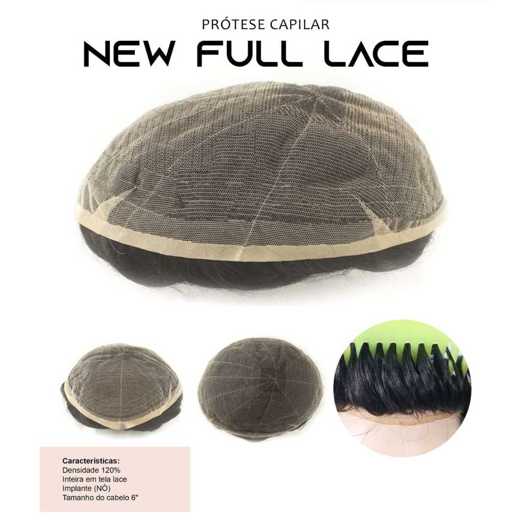 Prótese Capilar New Full Lace 130%