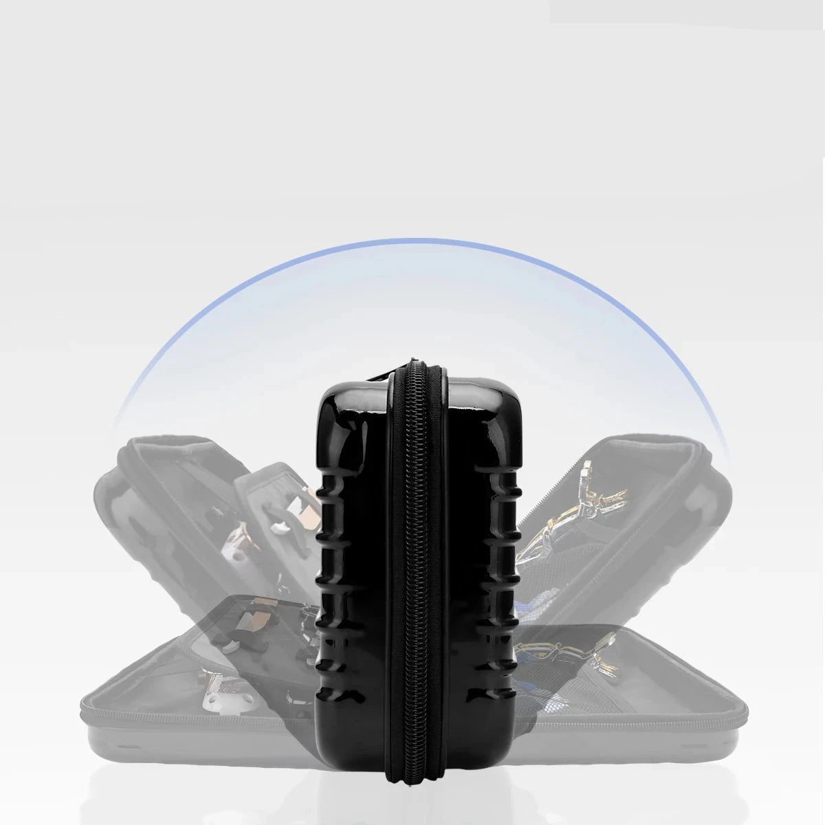 Estojo de Acessórios de Cabelo à Prova de Queda: A solução segura e organizada para transportar suas ferramentas de trabalho!