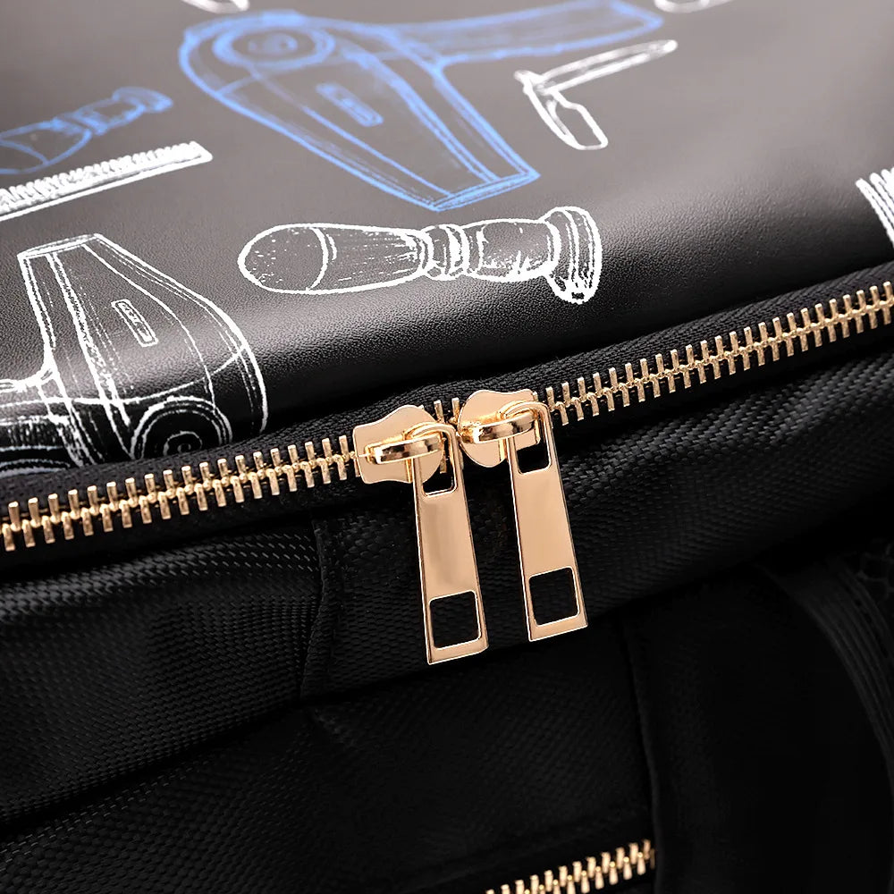 Mochila Profissional Portátil de Grande Capacidade: A solução ideal para cabeleireiros e maquiadores