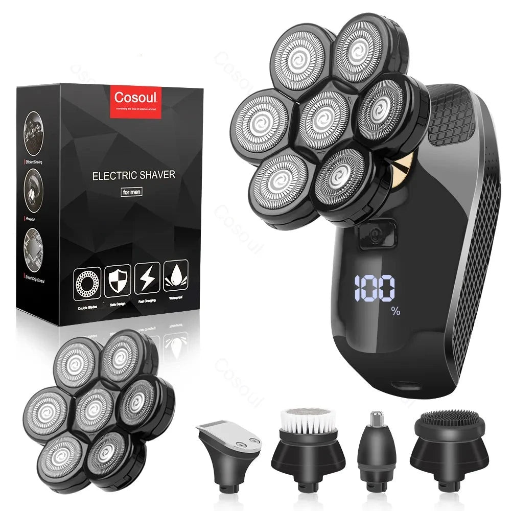 TotalShave Pro - Barbeador Elétrico Multifuncional para Homens